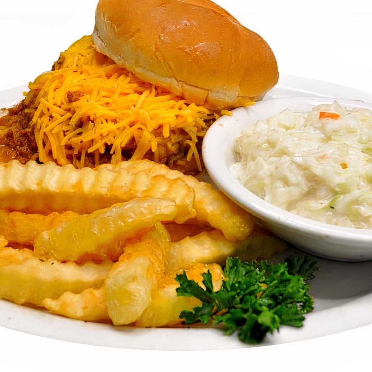 Chili Burger (Platter)