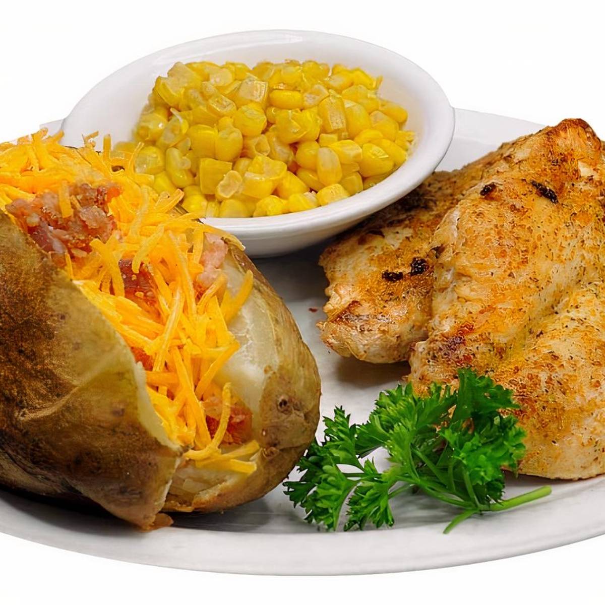 Grilled Chicken Breast Dinner (2 Breasts)