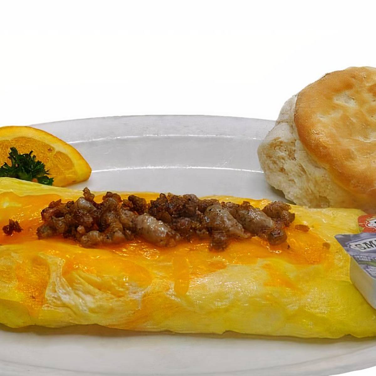 Sausage & Cheese Omelet